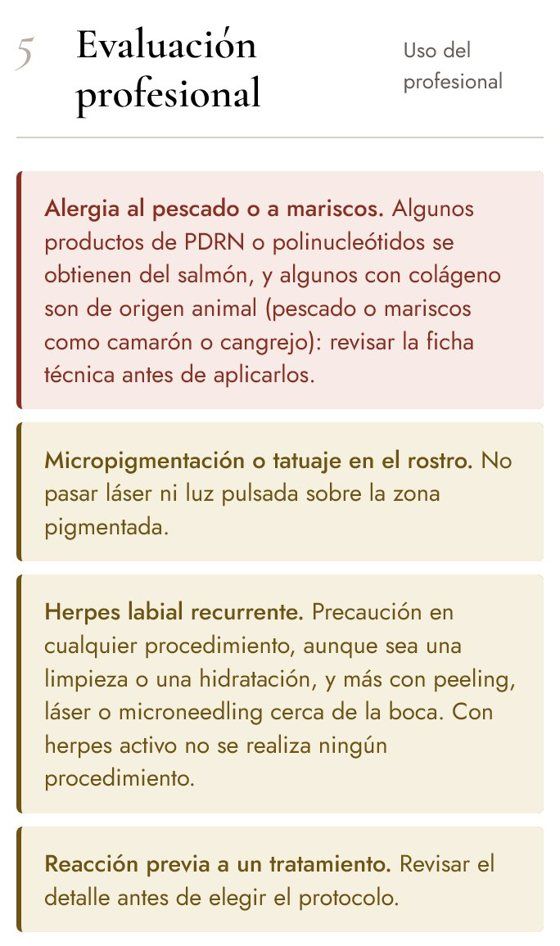 La ficha en un celular: alertas que salen solas según la anamnesis, como alergias o herpes labial